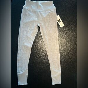 High-Waist Alosoft Lounge Legging In Athletic Heather Grey, Sz Large brand new